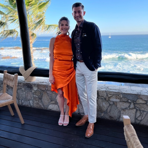 ELLIATT x Revolve Alaia Mini Dress (Papaya) - Picture 4 of 4